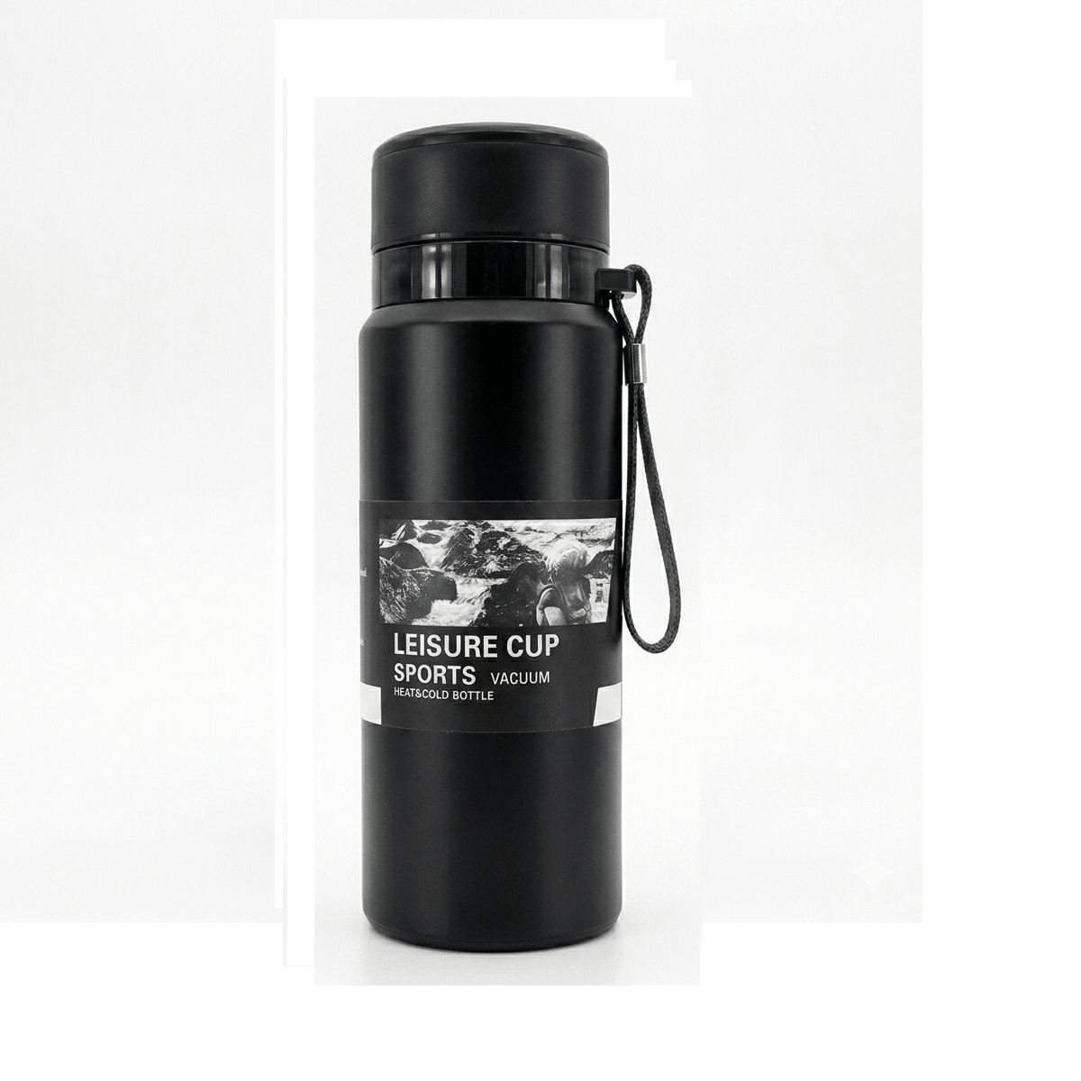 LEISURE CUP SPORTS VACUUM STAINLESS STEEL HOT AND COLD BOTTLE 800ML