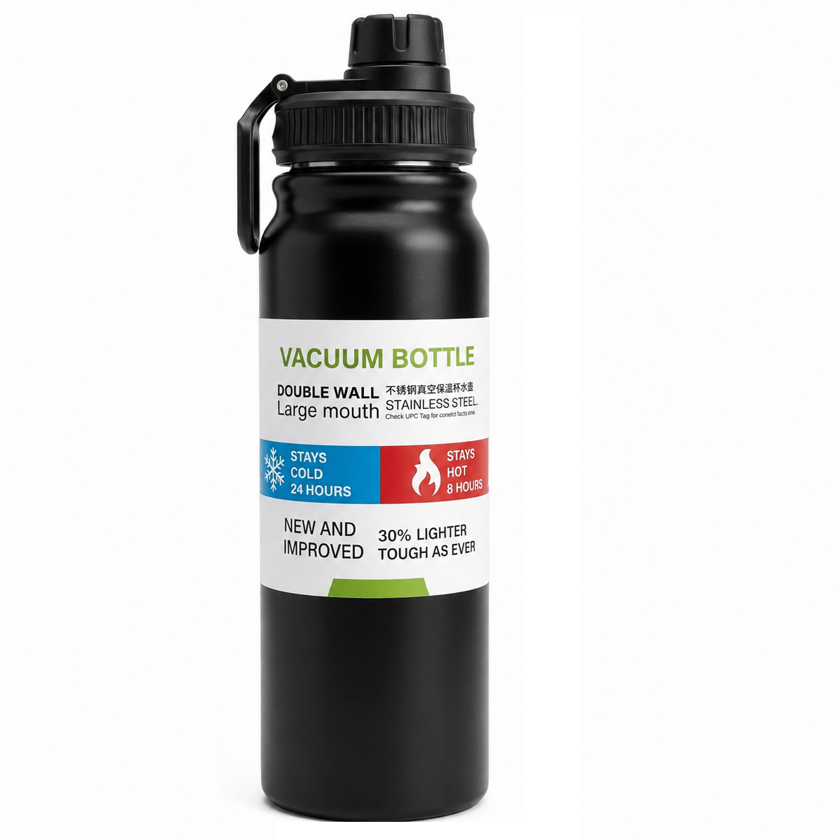 STAINLESS STEEL SPORTS BOTTLE 800ML