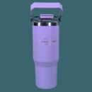 SITARAYURI Flip Straw Premium Tumbler Plain 900ML Purple - Luxury Stainless Steel Insulated Bottle